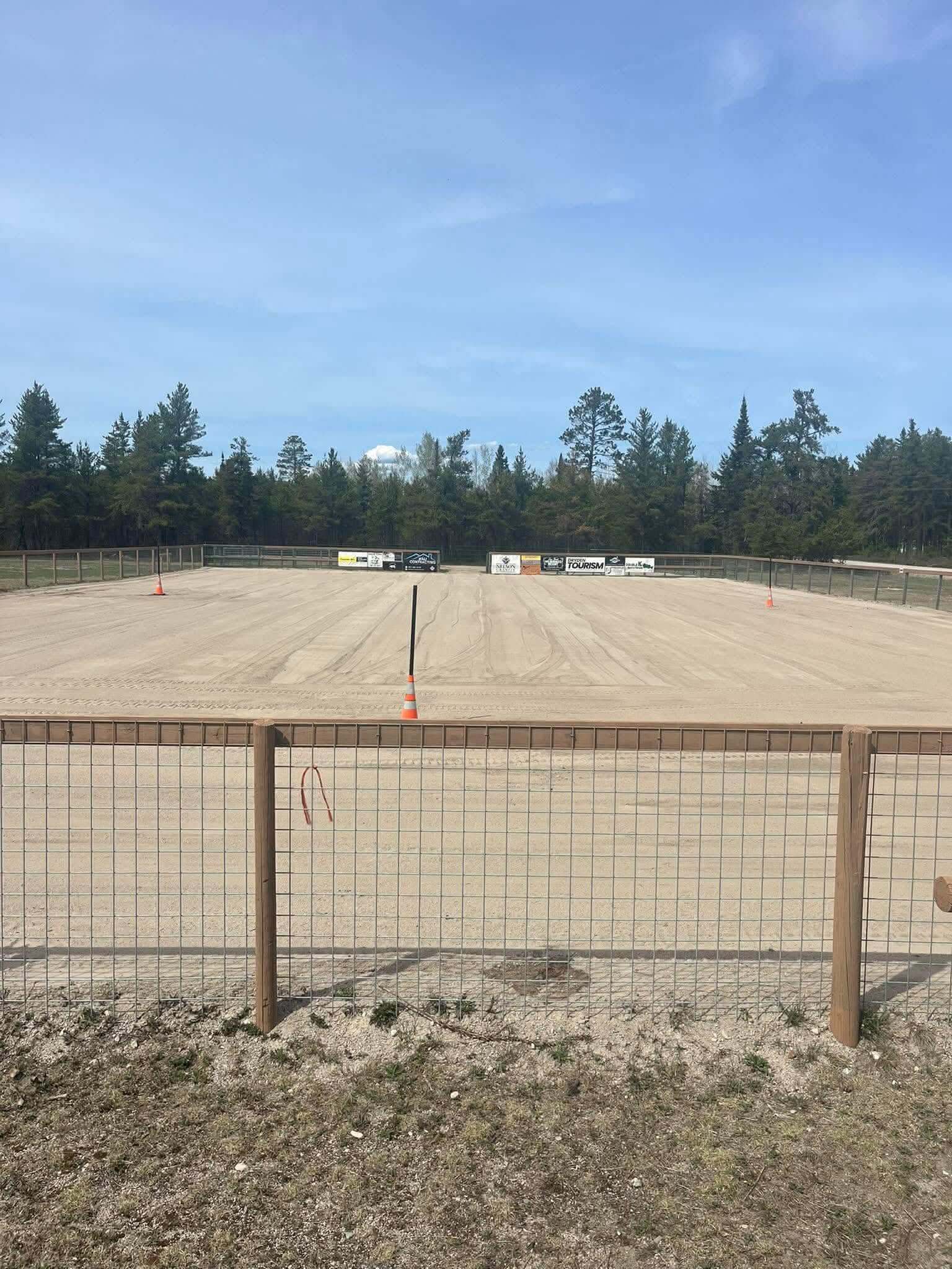 On-site equestrian arena